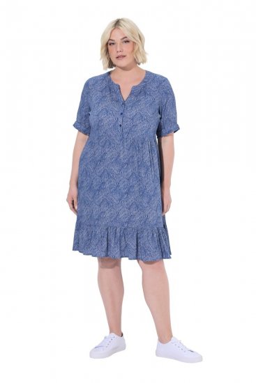 Ulla Popken 848724 Robe imprimée Multicolore - Robes - Des robes dans toutes les tailles