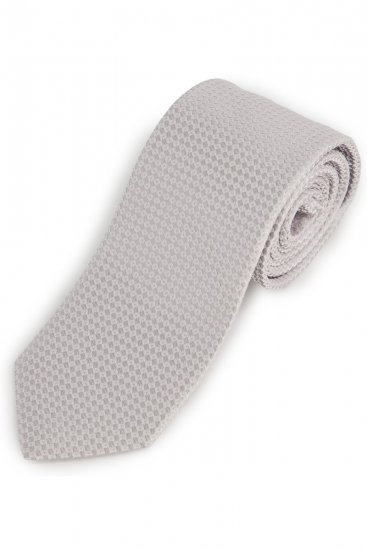JP1880 849125 Coffret cravate extra-longue Argent mat - Cravates et nœuds papillon - 
