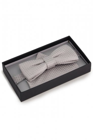 JP1880 849127 Coffret nœud papillon Argent mat - Cravates et nœuds papillon - 