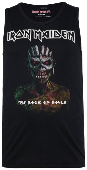 JP1880 849285 Iron Maiden The Book of Souls Débardeur Noir - T-shirts de groupes - T-shirts de groupes de musique