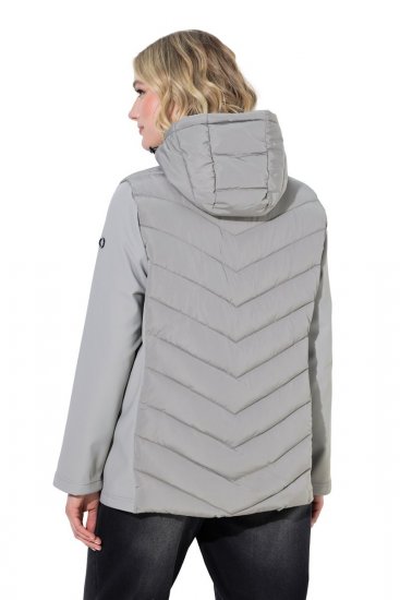 Ulla Popken 849472 Veste matelassée Gris - Vestes - Vestes grande taille pour femme