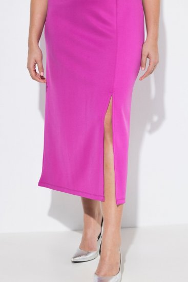Ulla Popken 849508 Robe de soirée Lilas - Robes de soirée - Robes de soirée en grandes tailles