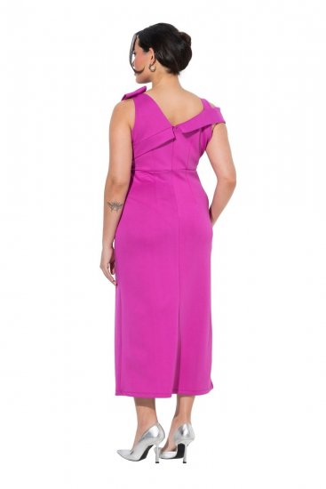 Ulla Popken 849508 Robe de soirée Lilas - Robes de soirée - Robes de soirée en grandes tailles