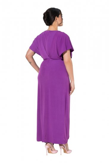 Ulla Popken 849533 Robe de soirée Rouge baie - Robes de soirée - Robes de soirée en grandes tailles