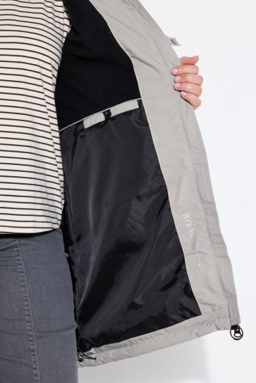 Ulla Popken 849552 Manteau matelassé Gris - Manteaux - Manteaux grande taille pour femme