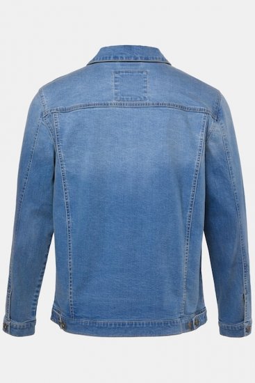 JP1880 849703 Veste en jean à nombreuses poches Bleu indigo - Vestes - Vestes homme grandes tailles