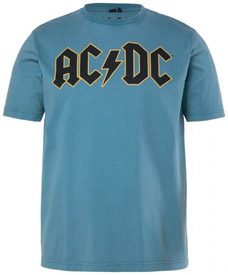 JP1880 849790 AC/DC Classic Logo T-shirt Bleu turquoise - T-shirts de groupes - T-shirts de groupes de musique