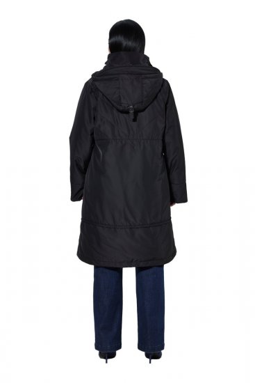 Ulla Popken 849908 Veste de pluie Bleu marine - Vestes - Vestes grande taille pour femme