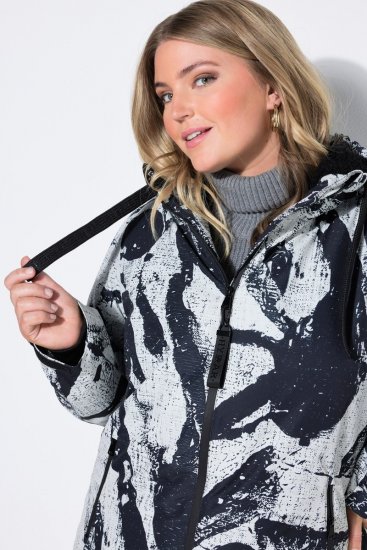 Ulla Popken 849984 Manteau technique Gris - Manteaux - Manteaux grande taille pour femme