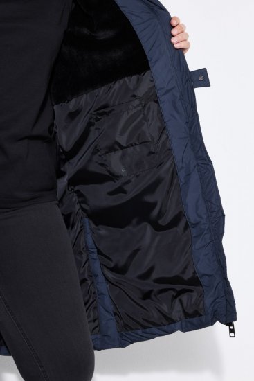 Ulla Popken 850041 Manteau matelassé Bleu marine - Manteaux - Manteaux grande taille pour femme