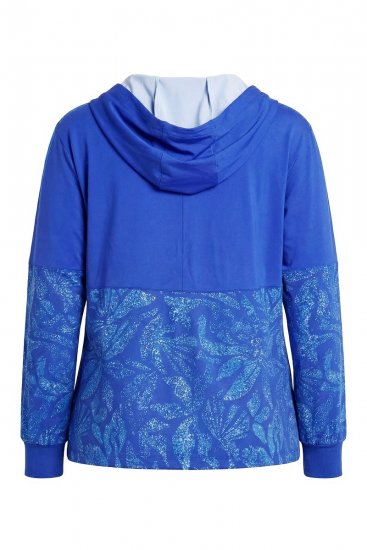 Ulla Popken 850339 Veste technique Bleu roi - Vestes - Vestes grande taille pour femme