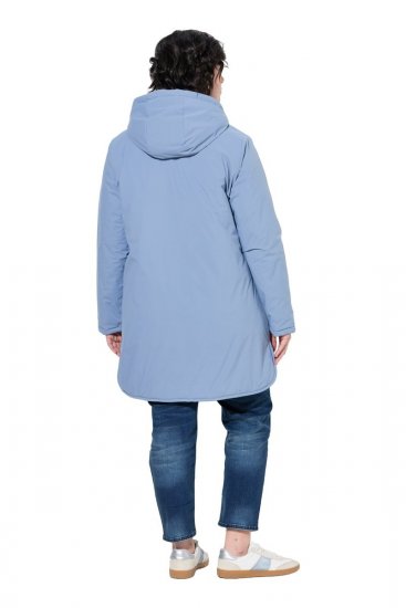Ulla Popken 850361 Veste technique Bleu denim - Vestes - Vestes grande taille pour femme