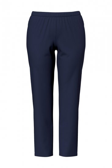 Ulla Popken 850403 Pyjama à fleurs Bleu marine - Pyjamas/vêtements de détente - 