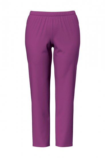 Ulla Popken 850403 Pyjama à fleurs Violet - Pyjamas/vêtements de détente - 