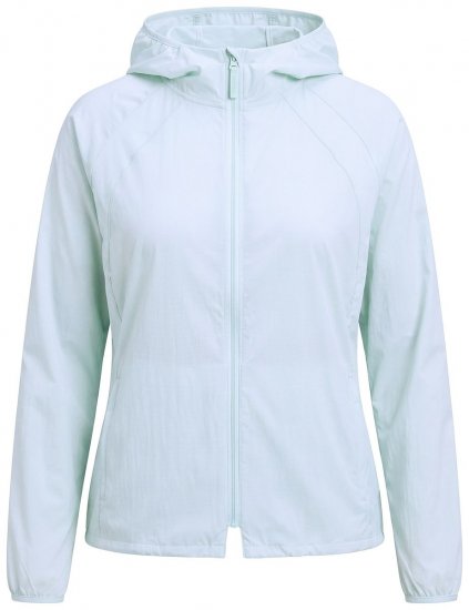 Ulla Popken 850452 Veste technique Bleu clair - Vestes - Vestes grande taille pour femme