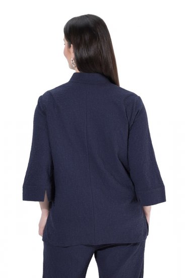Ulla Popken 850615 Veste Bleu marine - Vestes - Vestes grande taille pour femme