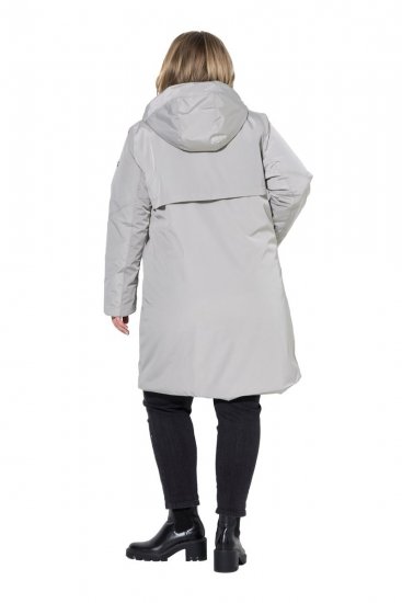 Ulla Popken 850774 Manteau technique Gris - Manteaux - Manteaux grande taille pour femme
