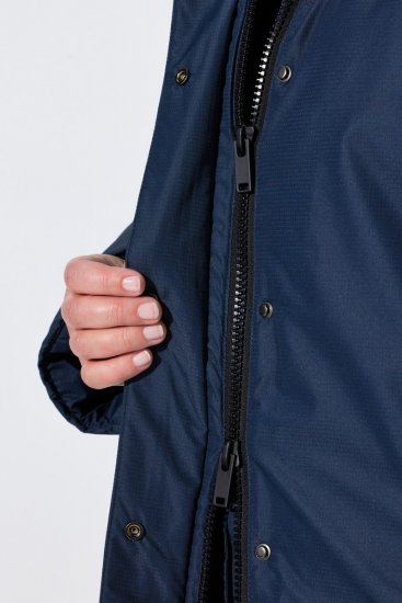 Ulla Popken 850794 Manteau technique Bleu marine - Manteaux - Manteaux grande taille pour femme