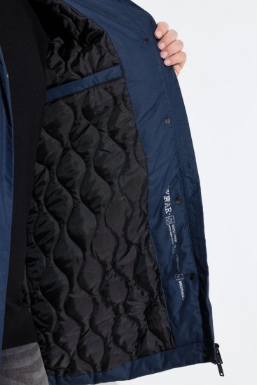 Ulla Popken 850794 Manteau technique Bleu marine - Manteaux - Manteaux grande taille pour femme