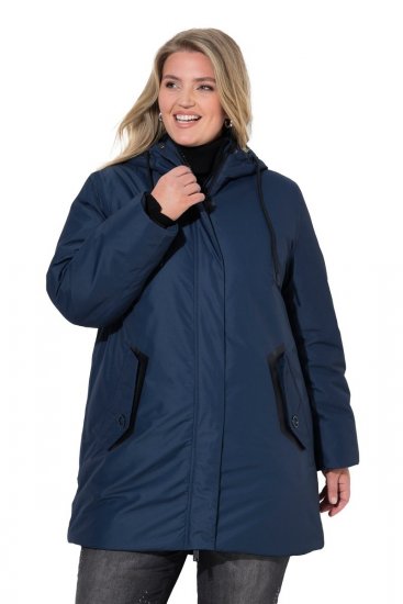 Ulla Popken 850794 Manteau technique Bleu marine - Manteaux - Manteaux grande taille pour femme
