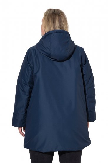 Ulla Popken 850794 Manteau technique Bleu marine - Manteaux - Manteaux grande taille pour femme