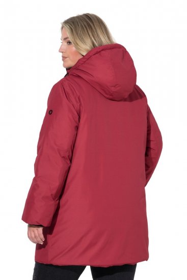 Ulla Popken 850794 Manteau technique Rouge - Manteaux - Manteaux grande taille pour femme