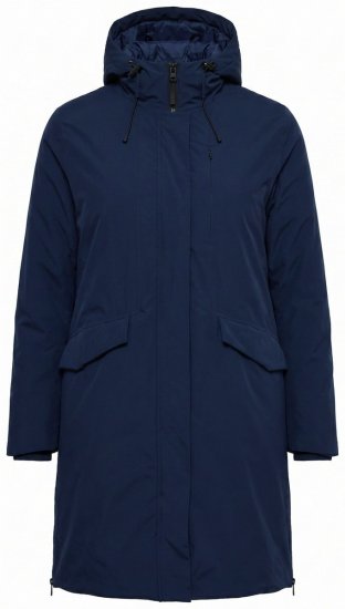 Ulla Popken 850806 Manteau technique Bleu marine - Manteaux - Manteaux grande taille pour femme