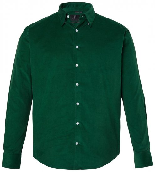 JP1880 850921 Chemise en velours côtelé manches longues Vert forêt TALL - TALL chemises - Chemises coupe TALL