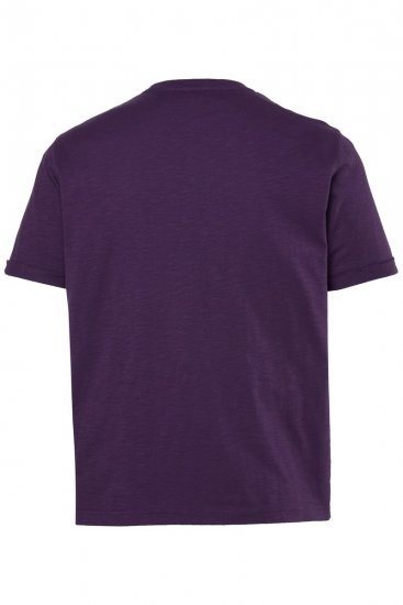 JP1880 850985 T-shirt à imprimé poitrine Violet foncé TALL - TALL T-shirts - T-Shirts Longueur Extra pour Grands Hommes