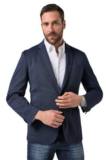 JP1880 851032 Blazer avec doublure partielle légère Bleu marine - Costumes - Costumes grandes tailles 