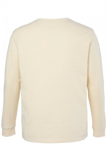 JP1880 851075 T-shirt henley manches longues Gris sable TALL - TALL T-shirts - T-Shirts Longueur Extra pour Grands Hommes