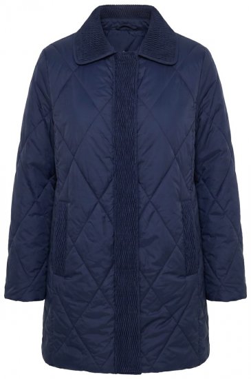 Ulla Popken 851123 Veste matelassée Bleu marine - Vestes - Vestes grande taille pour femme