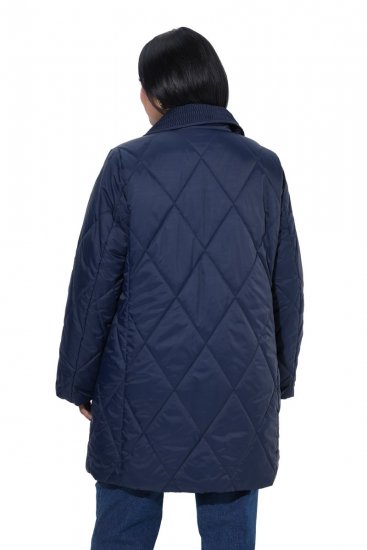 Ulla Popken 851123 Veste matelassée Bleu marine - Vestes - Vestes grande taille pour femme