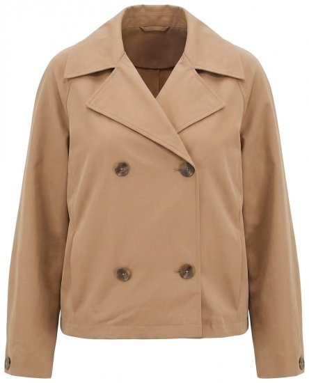 Ulla Popken 851435 Trench Marron - Manteaux - Manteaux grande taille pour femme