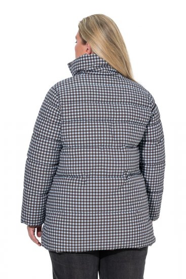 Ulla Popken 851438 Veste matelassée HYPRAR trapèze Vert foncé - Vestes - Vestes grande taille pour femme