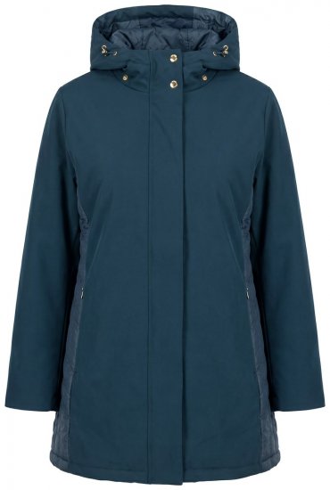 Ulla Popken 851459 Veste matelassée Pétrole - Vestes - Vestes grande taille pour femme