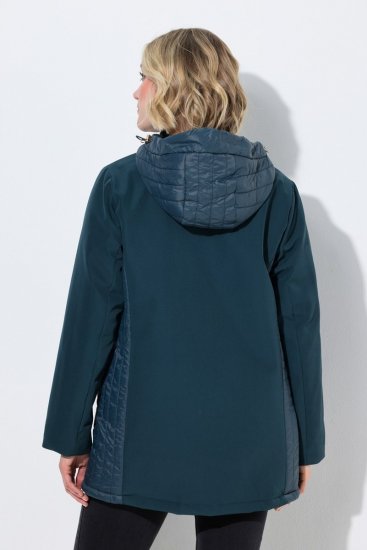 Ulla Popken 851459 Veste matelassée Pétrole - Vestes - Vestes grande taille pour femme