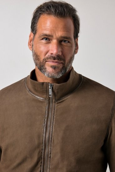 JP1880 851511 Veste en daim d'agneau Marron - Vestes - Vestes homme grandes tailles