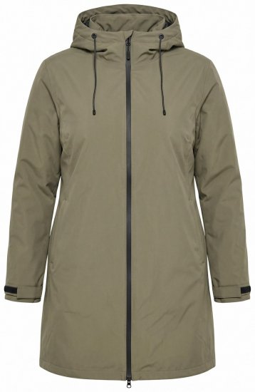 Ulla Popken 851560 Veste technique Vert olive - Vestes - Vestes grande taille pour femme