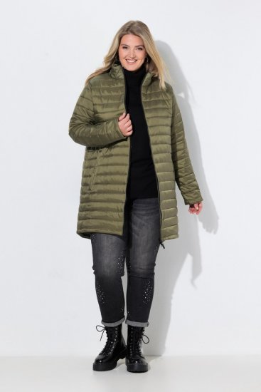 Ulla Popken 851560 Veste technique Vert olive - Vestes - Vestes grande taille pour femme