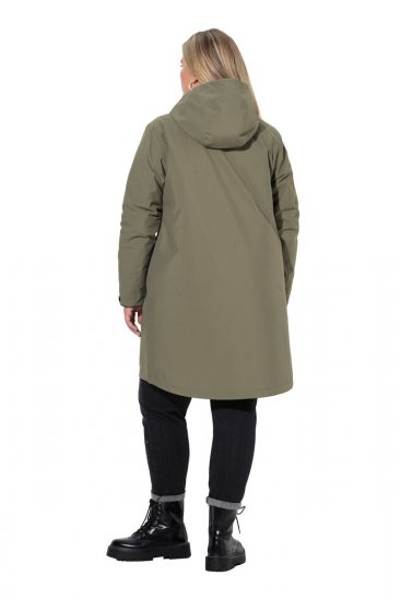 Ulla Popken 851560 Veste technique Vert olive - Vestes - Vestes grande taille pour femme