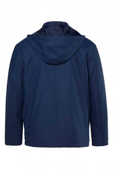 Men+ 566 Veste à capuche amovible Bleu marine - Vestes - Vestes homme grandes tailles