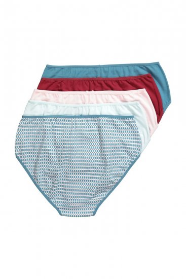 Ulla Popken 851725 Culottes à motifs lot de 5 Lilas - Culottes - 