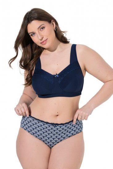 Ulla Popken 851730 Culottes à motifs lot de 5 Bleu clair - Culottes - 