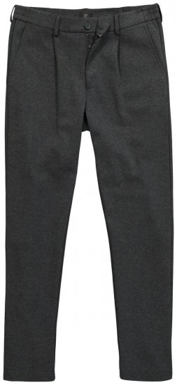 JP1880 Naples Flexnamic Pantalon en jersey Gris foncé chiné - Costumes - Costumes grandes tailles 