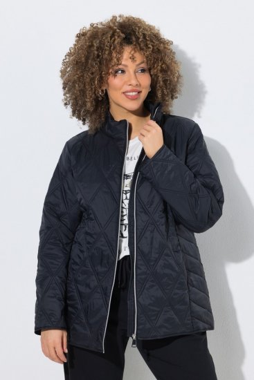 Ulla Popken 851777 Veste matelassée Noir - Vestes - Vestes grande taille pour femme