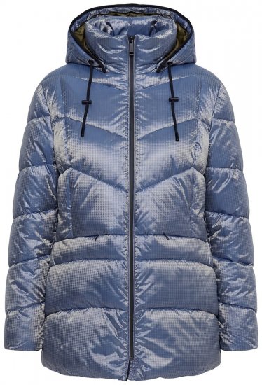 Ulla Popken 851790 Veste matelassée Bleu denim - Vestes - Vestes grande taille pour femme
