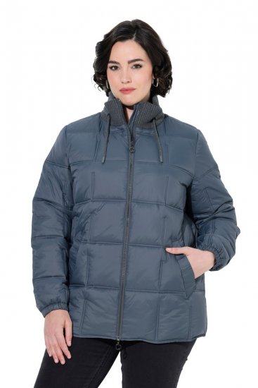 Ulla Popken 851791 Veste matelassée Bleu marine - Vestes - Vestes grande taille pour femme