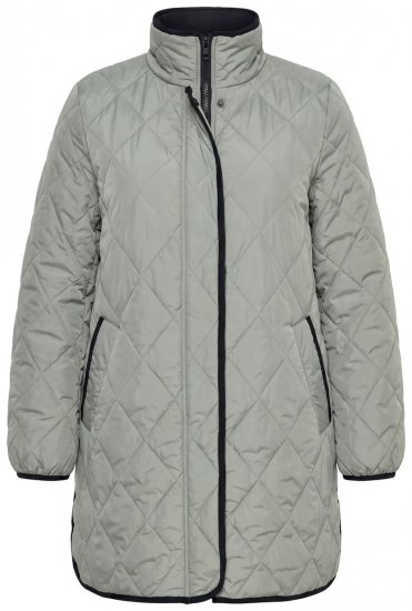 Ulla Popken 851792 Veste de pluie Vert olive - Vestes - Vestes grande taille pour femme