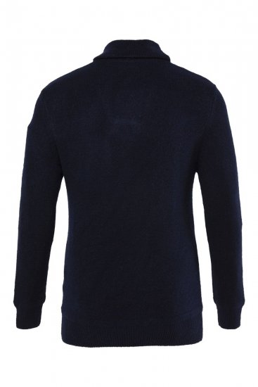JP1880 851795 Pull tricoté à col châle Bleu marine TALL - TALL sweatshirts - Sweatshirts TALL pour hommes grands
